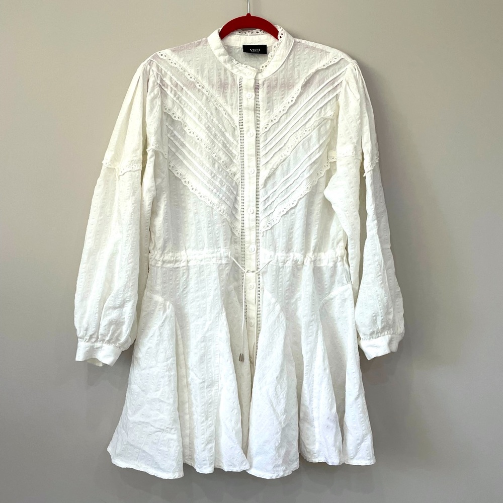 VICI Victorian balloon sleeve dress